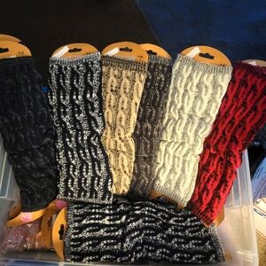 Boot cuffs leg warmers Wear inside boots or over leggings/jeans.